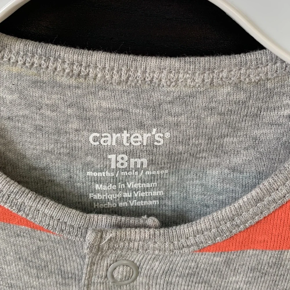 Carter’s Baby Boys Striped Snap-Up Sleeveless Romper